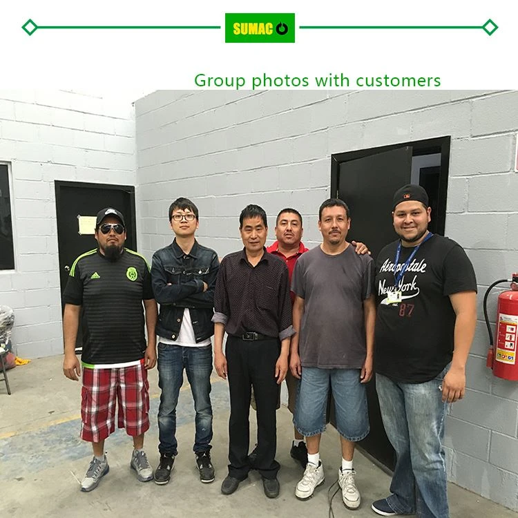 Group photo with customers Group photo with customers